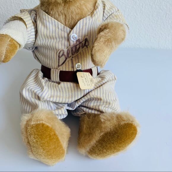 Vintage Bearly There Baseball Teddy Bear - Picture 6 of 13